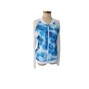 Fabletics Size L Large Zip Front Athletic Lightweight Jacket
